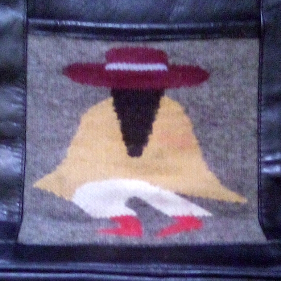 Vintage Leather Tote Bag - Picture 4 of 8